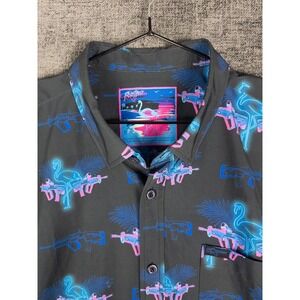 Retro Rifle Mingo 2 Shirt Mens 2XL Party Summer Cocktail Vacations Resort